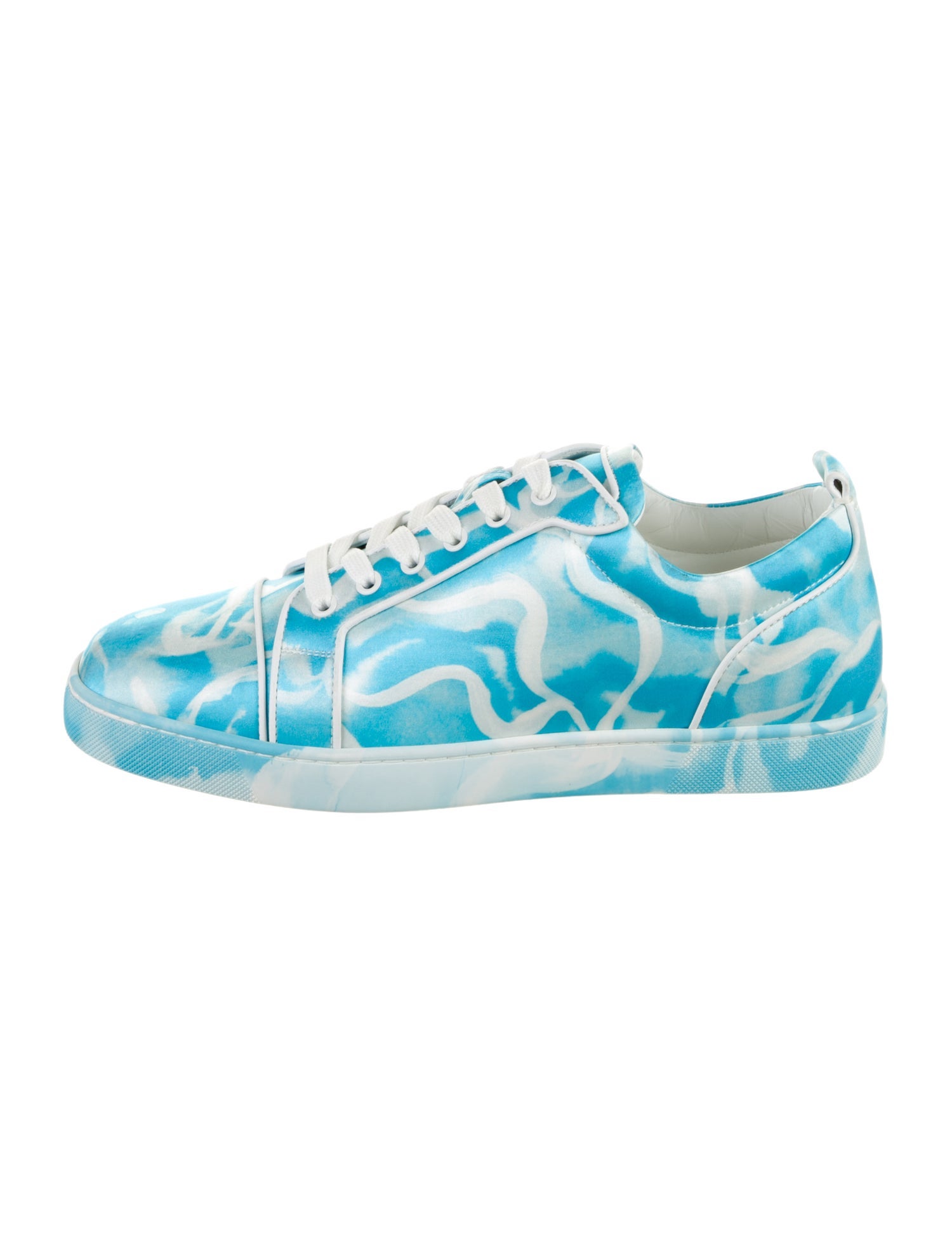 Christian Louboutin Leather Printed Sneakers