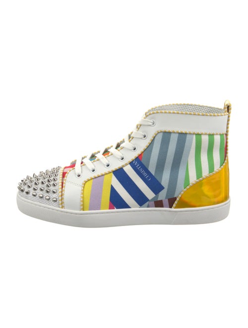 Christian Louboutin Canvas Printed Sneakers