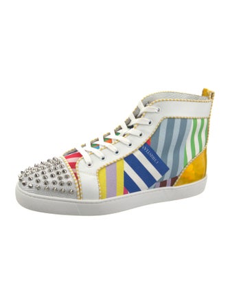 Christian Louboutin Canvas Printed Sneakers