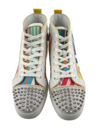 Christian Louboutin Canvas Printed Sneakers