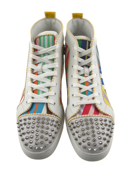 Christian Louboutin Canvas Printed Sneakers