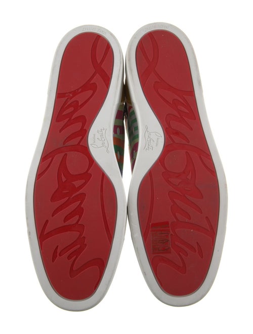 Christian Louboutin Canvas Printed Sneakers
