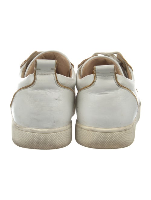 Christian Louboutin Spike Accents Leather Sneakers