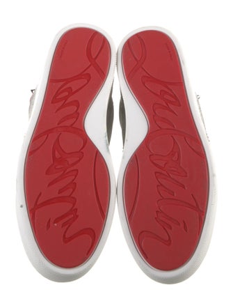Christian Louboutin Glitter Studded Accents Sneakers