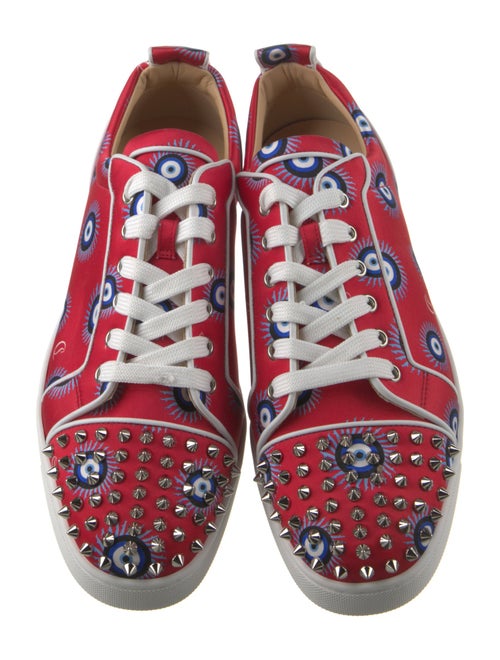 Christian Louboutin Leather Printed Sneakers