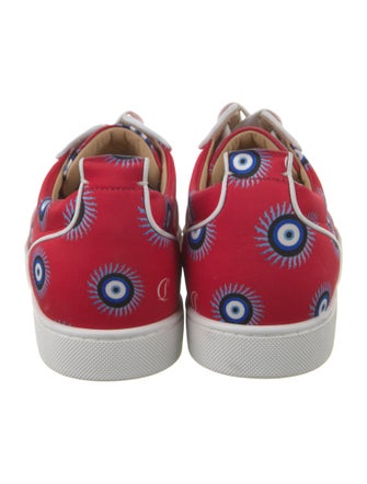 Christian Louboutin Leather Printed Sneakers