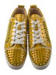 Christian Louboutin Patent Leather Printed Sneakers