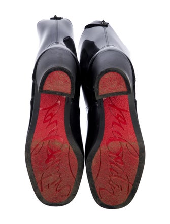 Christian Louboutin Spike Accents Rubber Rain Boots