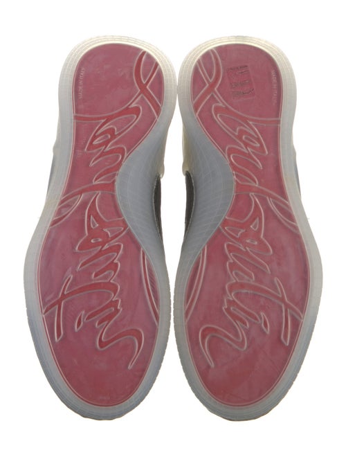 Christian Louboutin Suede Studded Accents Sneakers