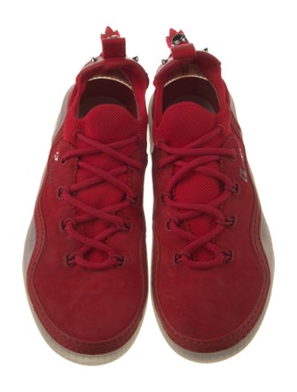 Christian Louboutin Leather Trim Embellishment Sneakers