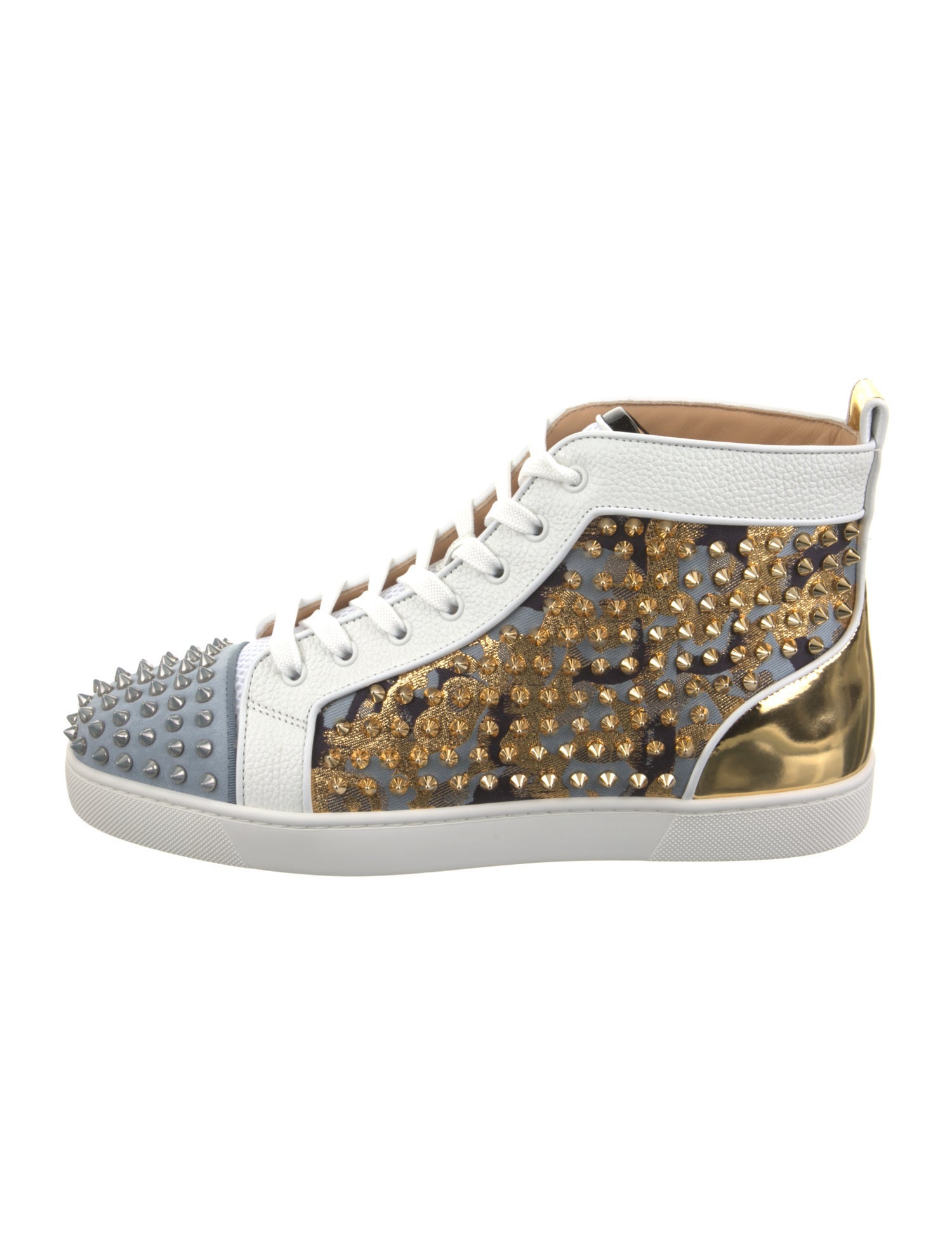 Christian Louboutin Leather Printed Sneakers