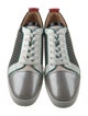 Christian Louboutin Printed Leather Trim Embellishment Sneakers