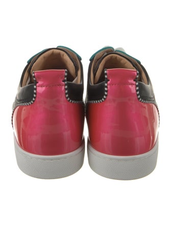 Christian Louboutin Printed Leather Trim Embellishment Sneakers