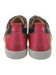 Christian Louboutin Printed Leather Trim Embellishment Sneakers