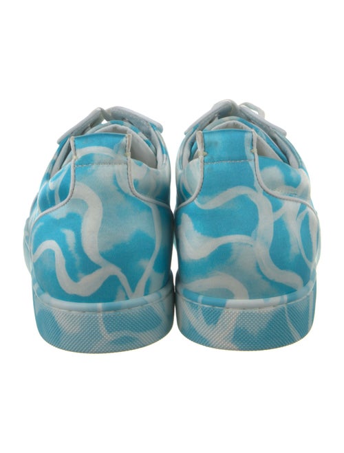 Christian Louboutin Satin Printed Sneakers