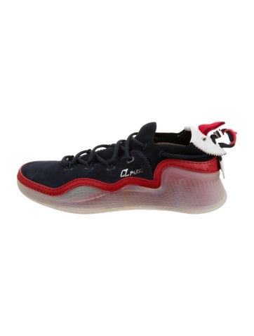 Christian Louboutin Sneakers Suede Printed 10.5