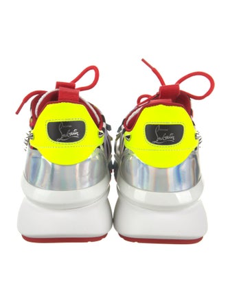 Christian Louboutin Leather Printed Chunky Sneakers