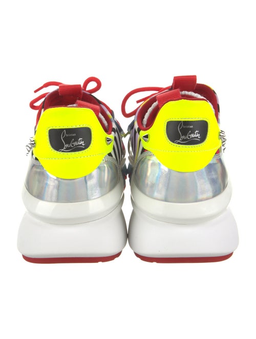Christian Louboutin Leather Printed Chunky Sneakers