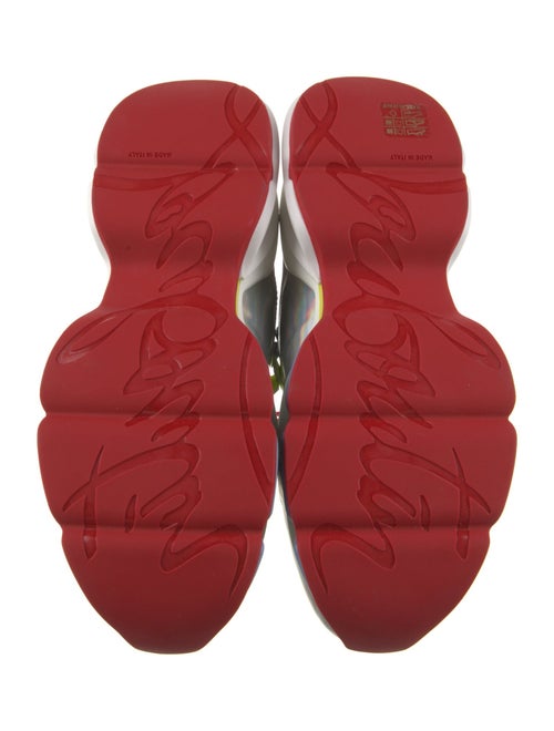 Christian Louboutin Leather Printed Chunky Sneakers