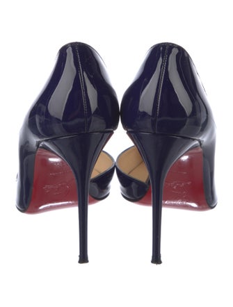 Christian Louboutin Patent Leather D'Orsay Pumps