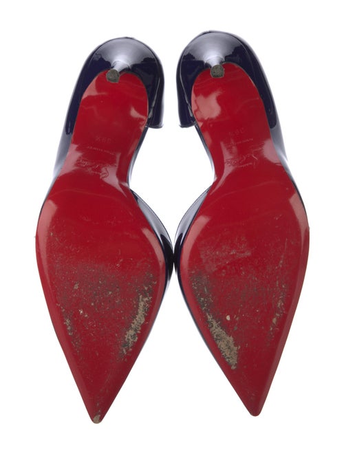 Christian Louboutin Patent Leather D'Orsay Pumps