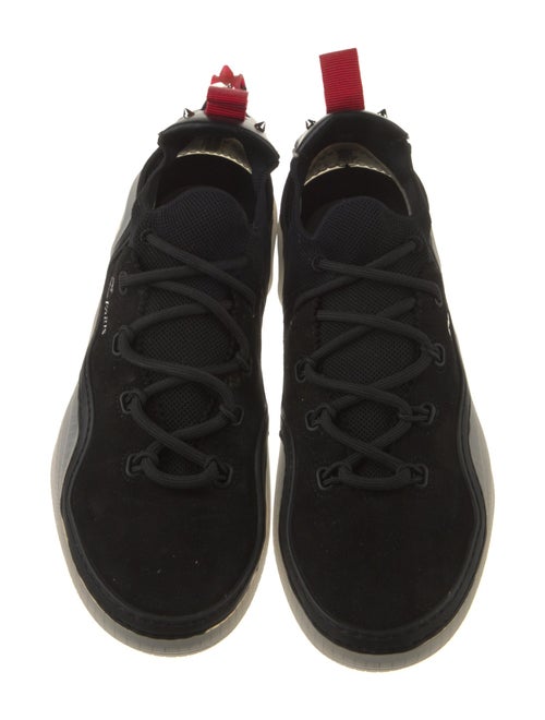 Christian Louboutin Leather Trim Embellishment Sneakers