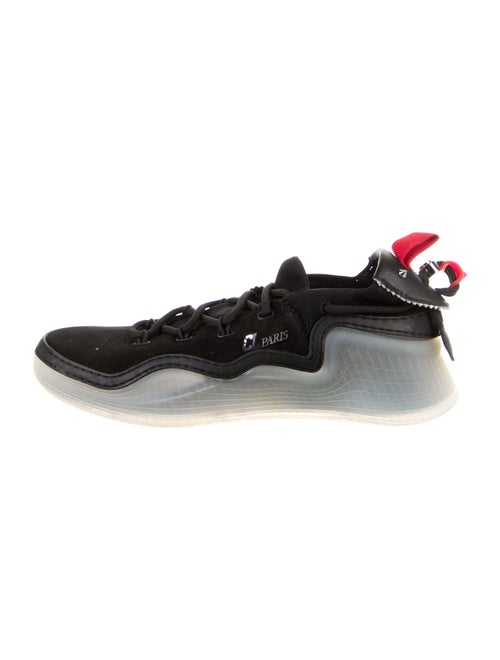 Christian Louboutin Leather Trim Embellishment Sneakers