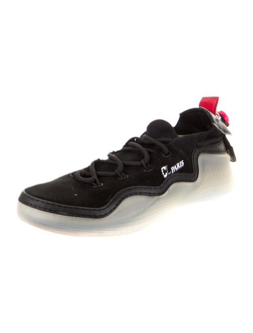 Christian Louboutin Leather Trim Embellishment Sneakers