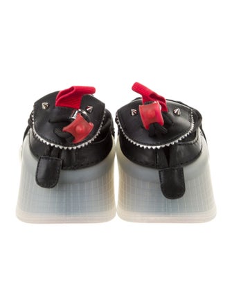 Christian Louboutin Leather Trim Embellishment Sneakers