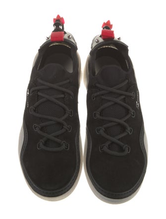 Christian Louboutin Suede Studded Accents Sneakers