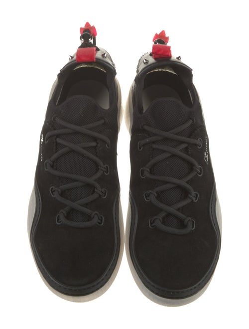 Christian Louboutin Suede Studded Accents Sneakers