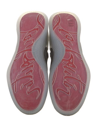Christian Louboutin Suede Studded Accents Sneakers