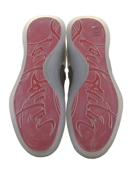 Christian Louboutin Suede Studded Accents Sneakers