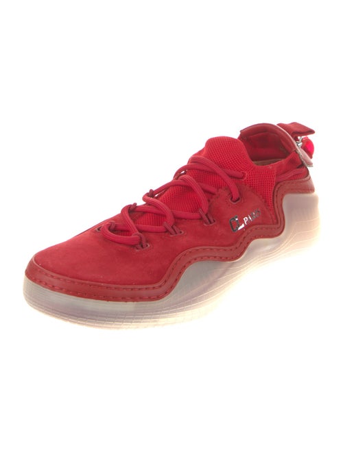 Christian Louboutin Leather Trim Embellishment Sneakers