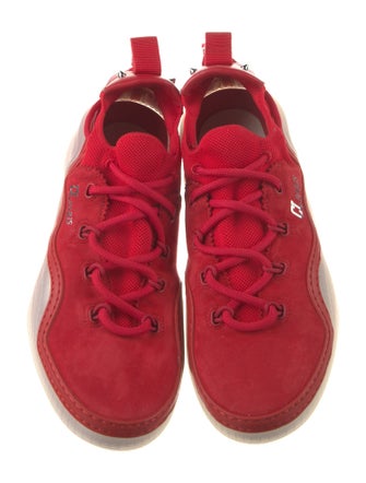 Christian Louboutin Leather Trim Embellishment Sneakers