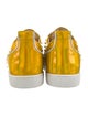 Christian Louboutin Patent Leather Printed Sneakers