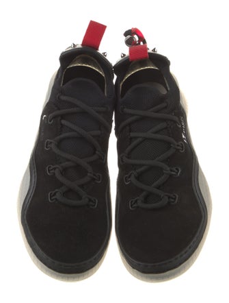 Christian Louboutin Leather Trim Embellishment Sneakers