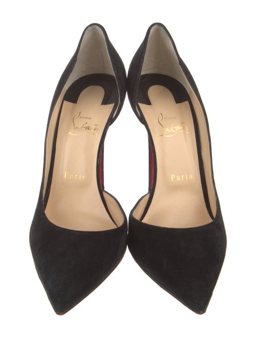 Christian Louboutin Suede D'Orsay Pumps