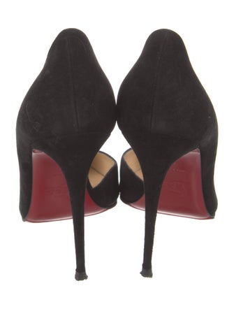 Christian Louboutin Suede D'Orsay Pumps