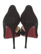 Christian Louboutin Suede D'Orsay Pumps