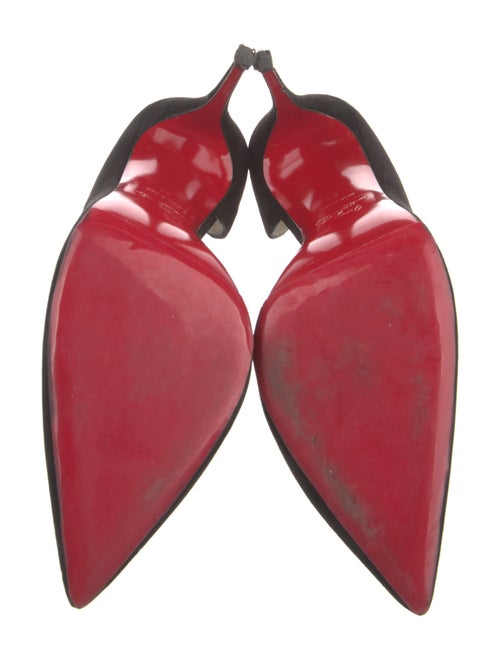 Christian Louboutin Suede D'Orsay Pumps