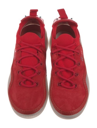 Christian Louboutin Suede Studded Accents Sneakers