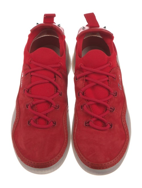 Christian Louboutin Suede Studded Accents Sneakers