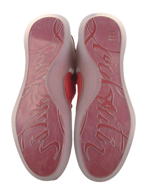 Christian Louboutin Suede Studded Accents Sneakers