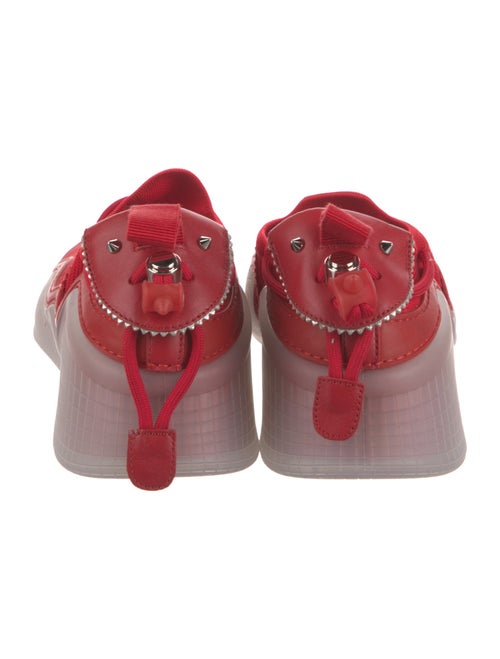 Christian Louboutin Suede Studded Accents Sneakers
