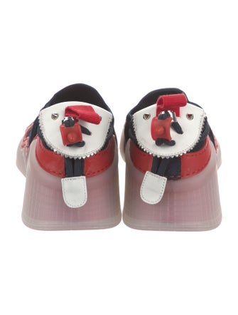 Christian Louboutin Suede Studded Accents Sneakers