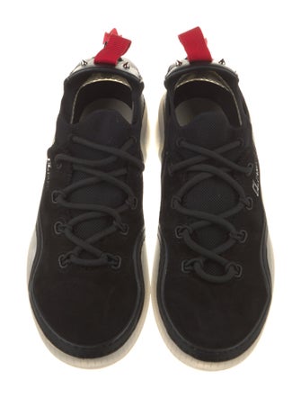 Christian Louboutin Suede Studded Accents Sneakers