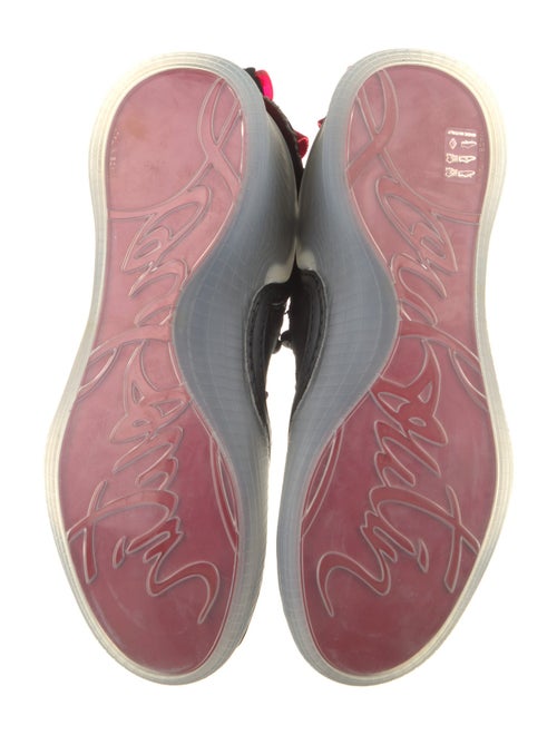 Christian Louboutin Suede Studded Accents Sneakers