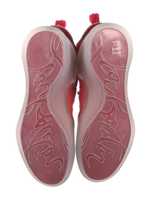 Christian Louboutin Suede Studded Accents Sneakers
