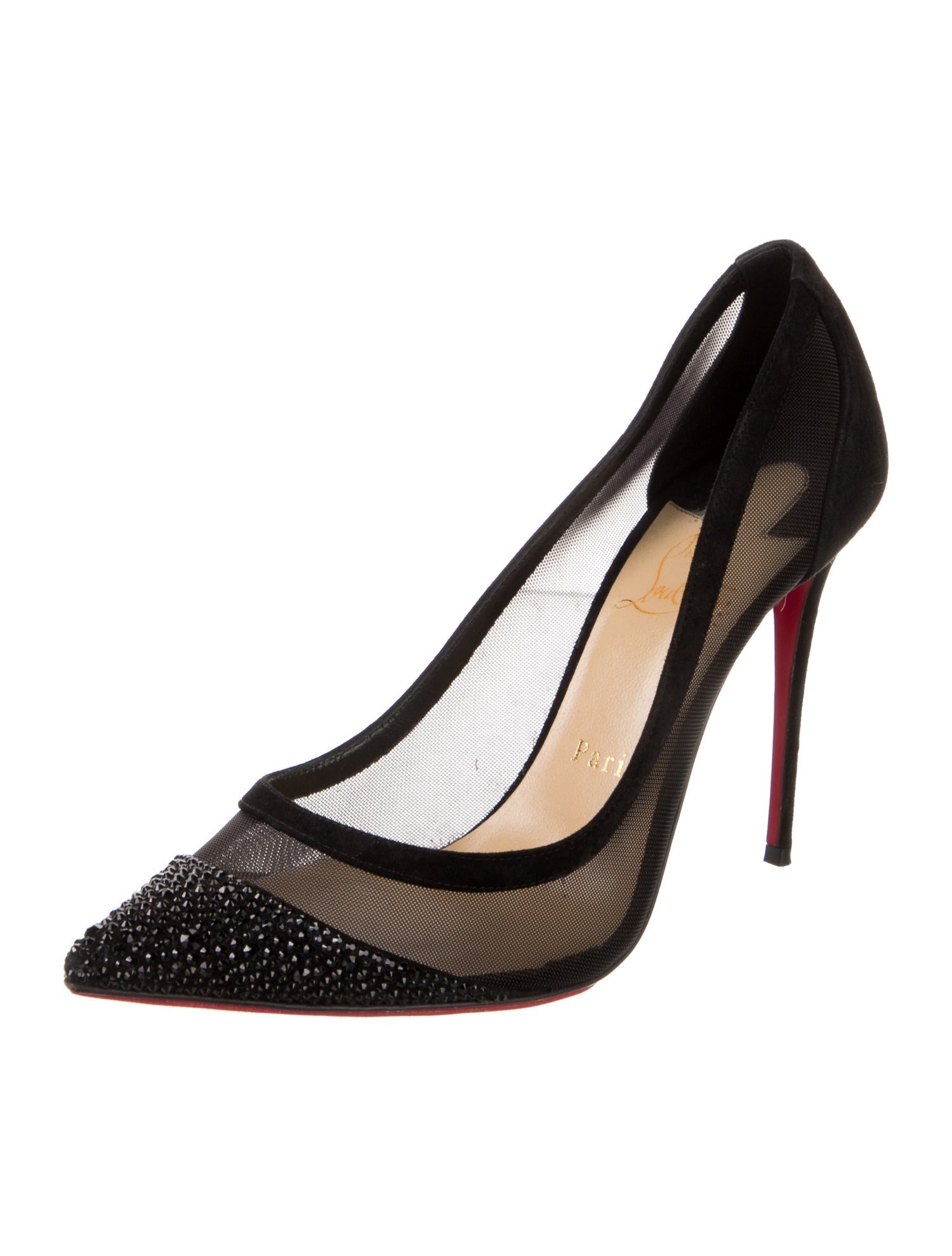 Christian Louboutin Mesh Mesh Accents Pumps